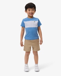 Camiseta de algod&oacute;n con bloques de color