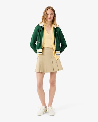 Camiseta de corte holgado con cuello de pico de algodón suave