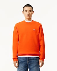 Sudadera de cuello redondo de felpa