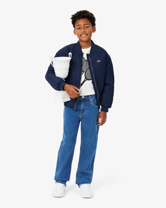 Pantal&oacute;n vaquero el&aacute;stico con cinco bolsillos