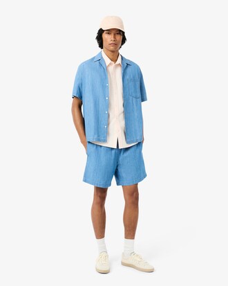 Gorra de sarga de algod&oacute;n estampada