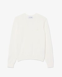 Jersey de cuello de pico de punto de canal&eacute; sin costuras