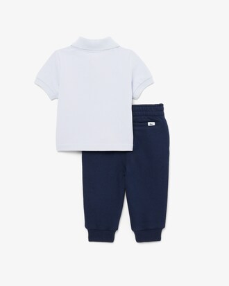 Conjunto de polo de petit piqu&eacute; para beb&eacute;