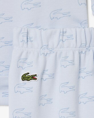 Conjunto de beb&eacute; de algod&oacute;n estampado