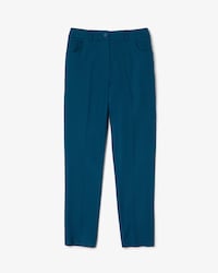 Pantal&oacute;n de mujer slim fit en sarga de algod&oacute;n stretch