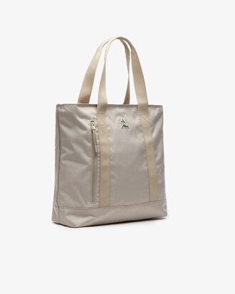 Bolso tote vertical Neocroc lona dise&ntilde;o palmeras