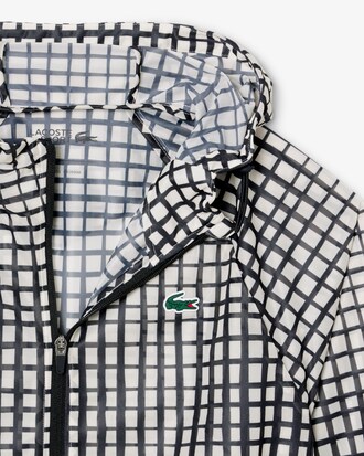 Chaqueta deportiva ligera con estampado de cocodrilo