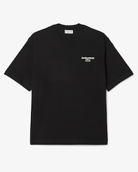 Camiseta estampada de corte amplio de punto jersey grueso