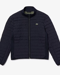 Chaqueta acolchada ligera de hombre con cremallera plegable y combinable