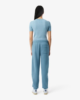 Pantalón de felpa con logo en relieve