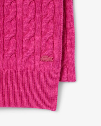 Pa&ntilde;uelo con motivos de ochos de cachemir Runway