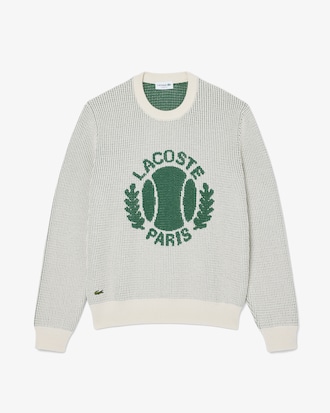 Jersey de algodón con motivo jacquard clásico