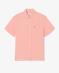 Camisa de lino de manga corta