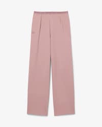 Pantal&oacute;n de loungewear de felpa con corte ancho