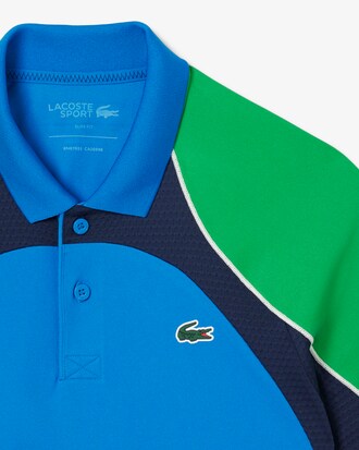 Polo de tenis con bloques de color Ultra Dry