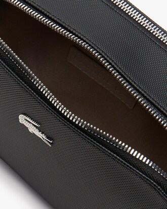 Bolso hombro Daily Classic lona piqué revestida cremallera doble