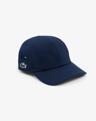 Gorra de tenis de tafet&aacute;n diamantado