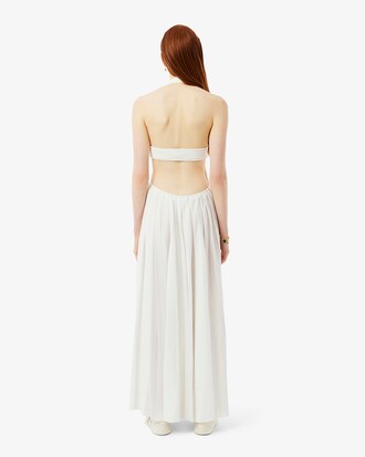 Vestido plisado de canalé Runway