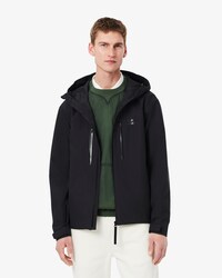 Parka con capucha cortavientos e impermeable