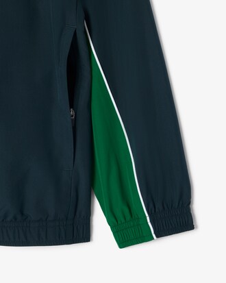 Chaqueta de ch&aacute;ndal deportiva con bloques de color