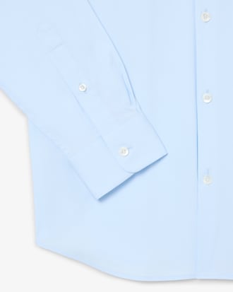Camisa de popel&iacute;n el&aacute;stico de corte ajustado