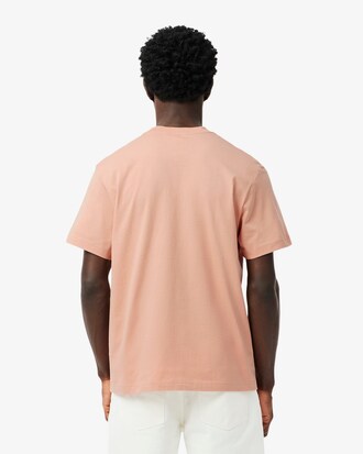 Camiseta de algodón con bolsillo en el pecho