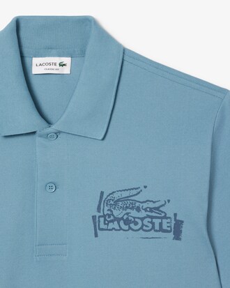 Polo de corte cl&aacute;sico L.12.12 con estampado