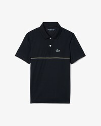 Polo de piqu&eacute; de rayas con detalles de marca Ultra Dry