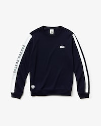Sudadera de hombre Lacoste SPORT en felpa con inscripci&oacute;n French Open
