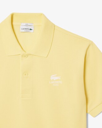 Polo de corte clásico L.12.12 con estampado exclusivo
