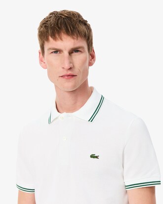 Polo de corte regular L.12.12 con ribetes decorativos
