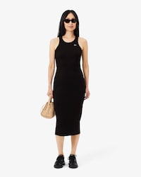 Vestido polo sin mangas de algodón