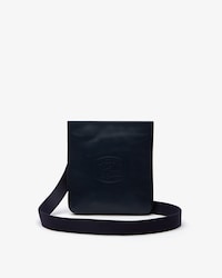 Men's L.12.12 Cuir Casual Embossed Lettering Leather Bag