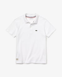 Polo Niño Lacoste De Punto De Algodón Liso