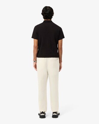 Pantal&oacute;n chino de lino de corte regular