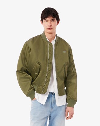 Cazadora tipo bomber acolchada impermeable