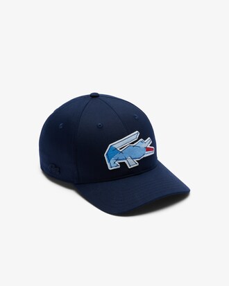 Gorra de béisbol gráfica con cocodrilo
