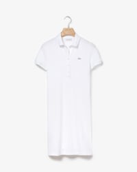 Vestido Polo De Mujer En Mini Piqu&eacute; De Algod&oacute;n El&aacute;stico