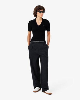 Pantal&oacute;n de pinzas de mezcla de lana oversized