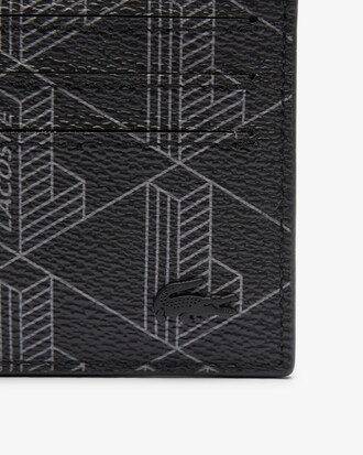 Tarjetero de hombre The Blend en lona con monograma