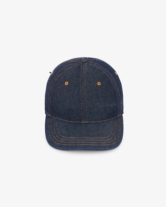 Gorra de denim de algod&oacute;n con lazo