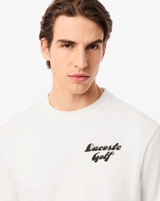 Camiseta de golf estampada de corte holgado