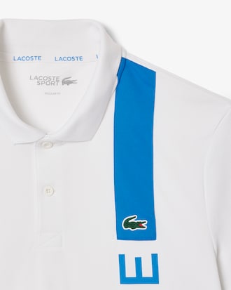 Polo deportivo con estampado de marca Ultra Dry