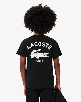 Camiseta de algodón estampada