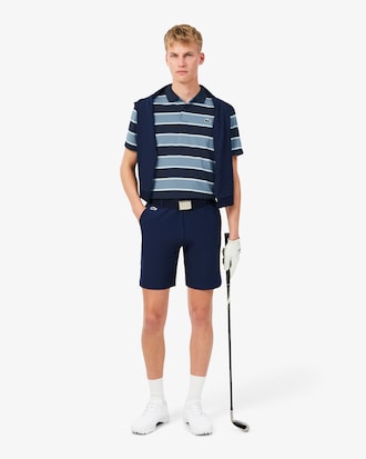 Polo de golf el&aacute;stico de rayas Ultra Dry