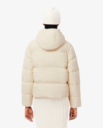 Chaqueta con capucha acolchada de corte holgado