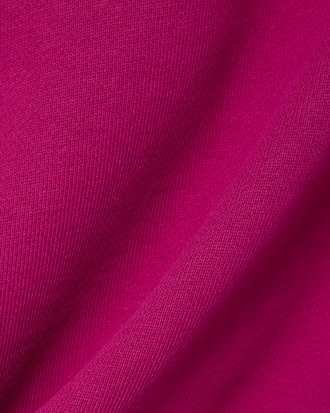 Sudadera de cuello redondo de felpa de corte holgado
