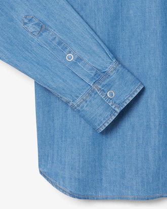 Camisa denim ligera de corte regular