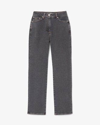 Pantal&oacute;n vaquero de corte recto y tiro alto