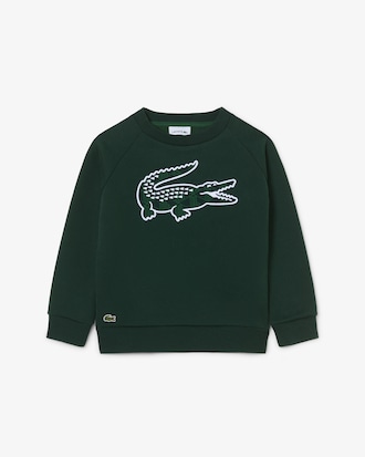 Sudadera de felpa con estampado de monograma